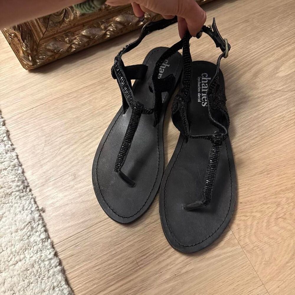 Charles-david Women's Black Sandals